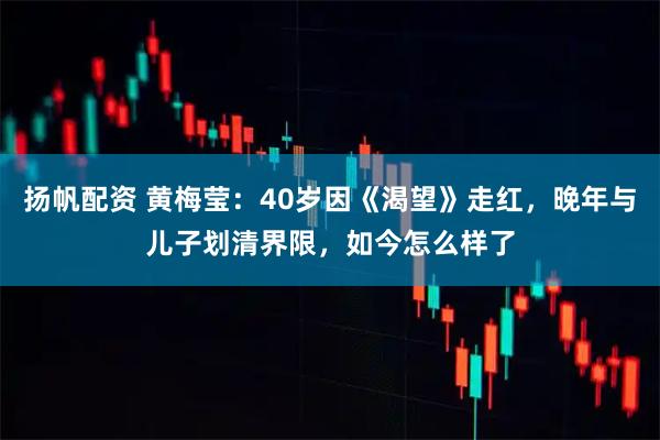 扬帆配资 黄梅莹：40岁因《渴望》走红，晚年与儿子划清界限，如今怎么样了