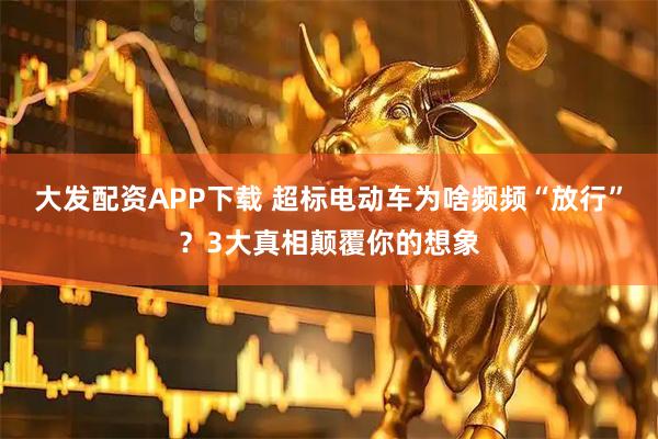 大发配资APP下载 超标电动车为啥频频“放行”？3大真相颠覆你的想象